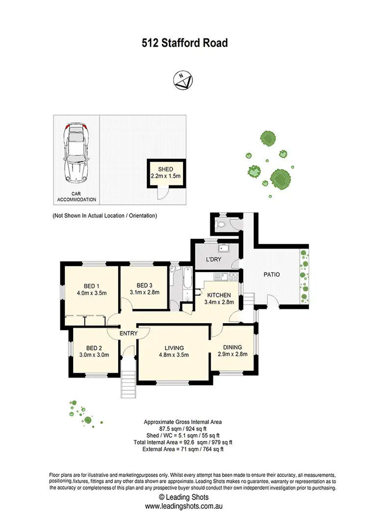 Floorplan of Homely house listing, 512 Stafford Road, Stafford QLD 4053