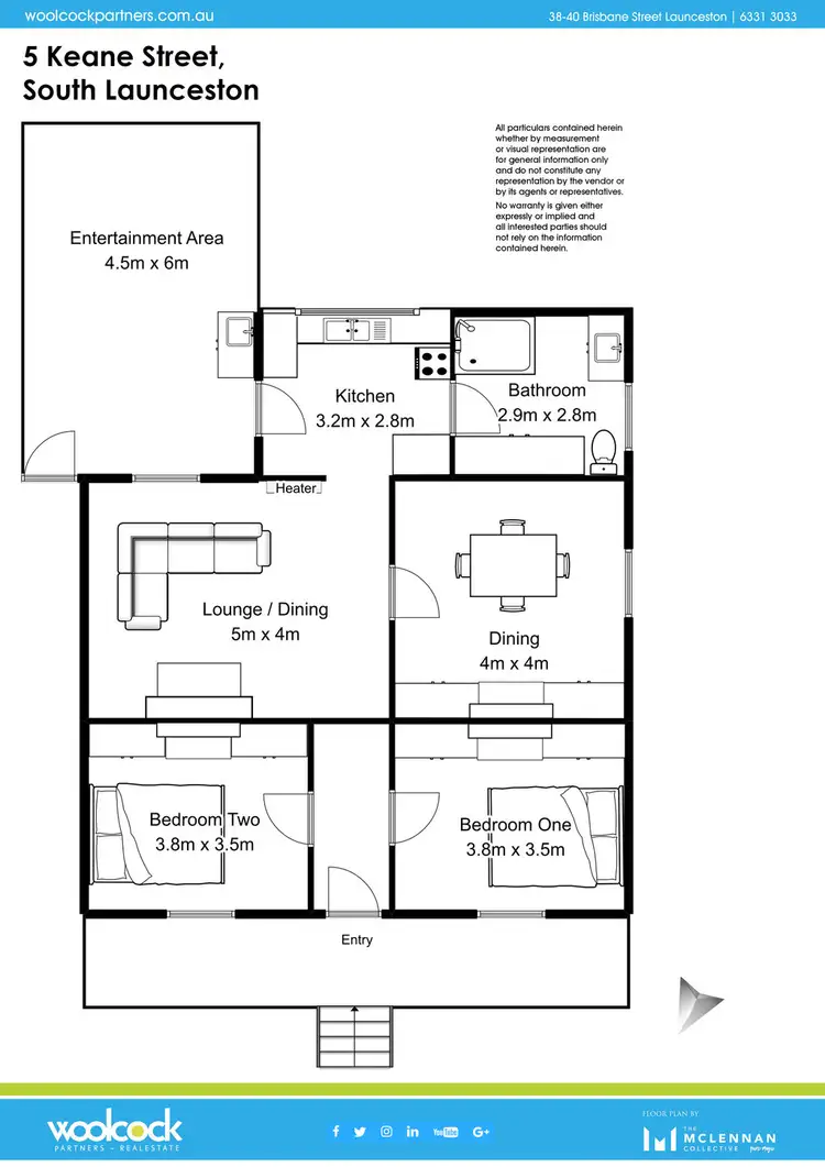 Floorplan of Homely house listing, 5 Keane Street, South Launceston TAS 7249