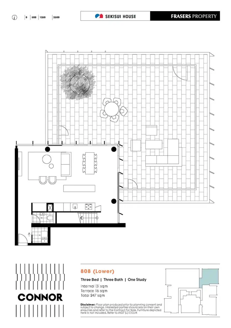Floorplan of Homely apartment listing, 808/8 Central Park Avenue, Chippendale NSW 2008