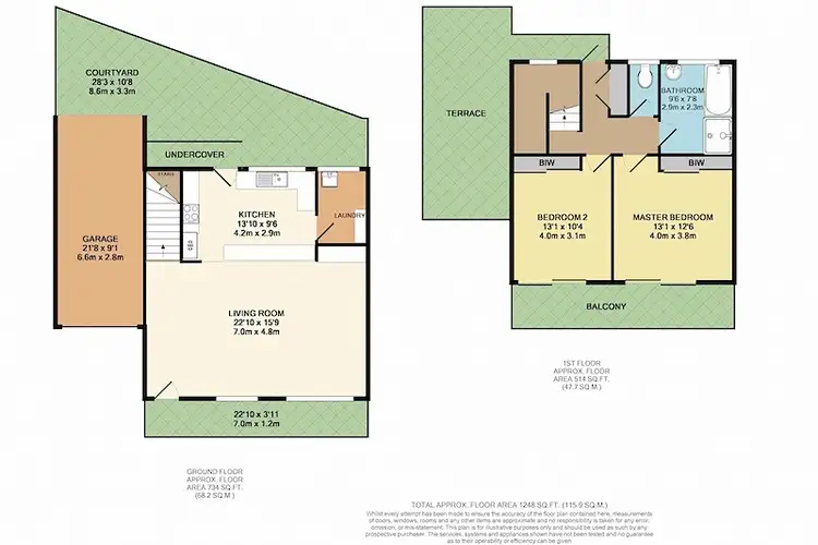Floorplan of Homely townhouse listing, 9/90-92 Jerry Bailey Road, Shoalhaven Heads NSW 2535