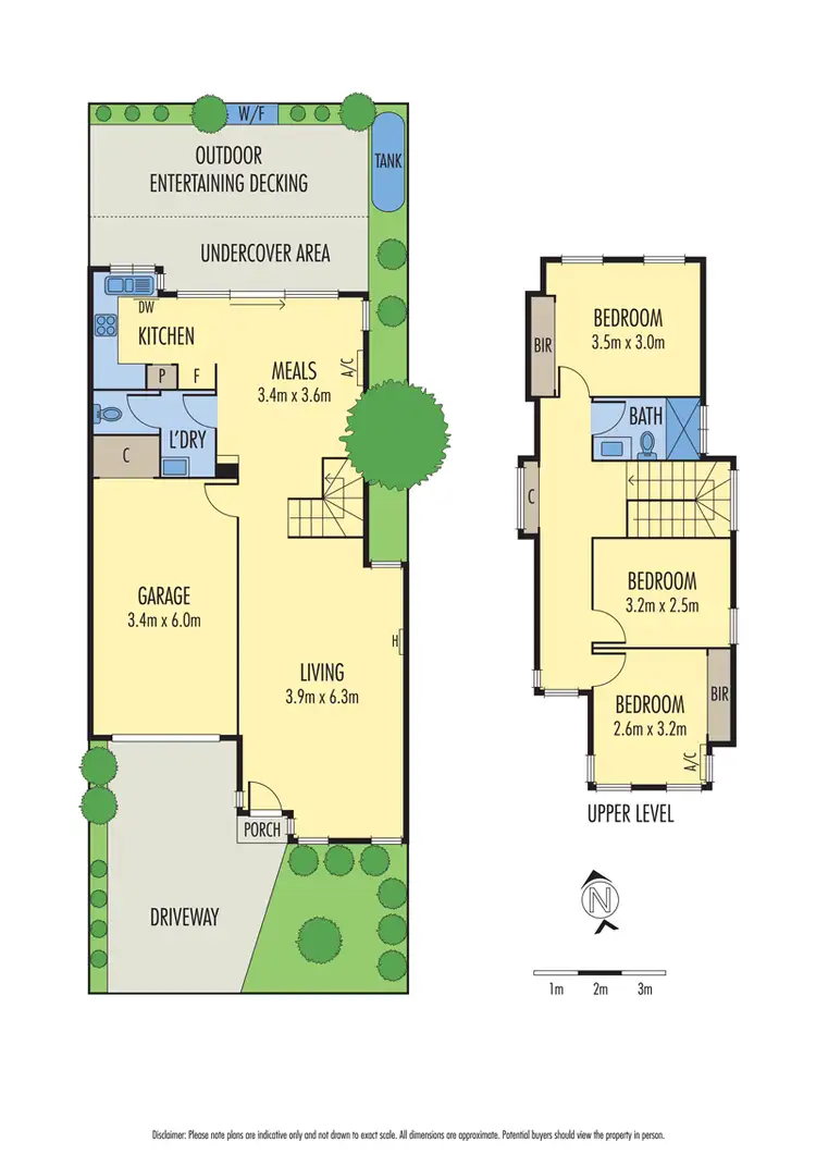 Floorplan of Homely townhouse listing, 22A Madden Street, Maidstone VIC 3012