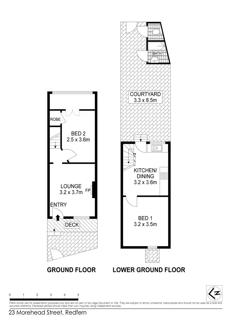 Floorplan of Homely house listing, 23 Morehead Street, Redfern NSW 2016