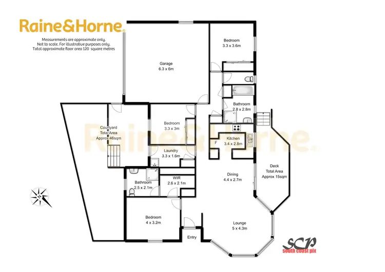 Floorplan of Homely house listing, 1/1-5 Rosemary Close, Malua Bay NSW 2536