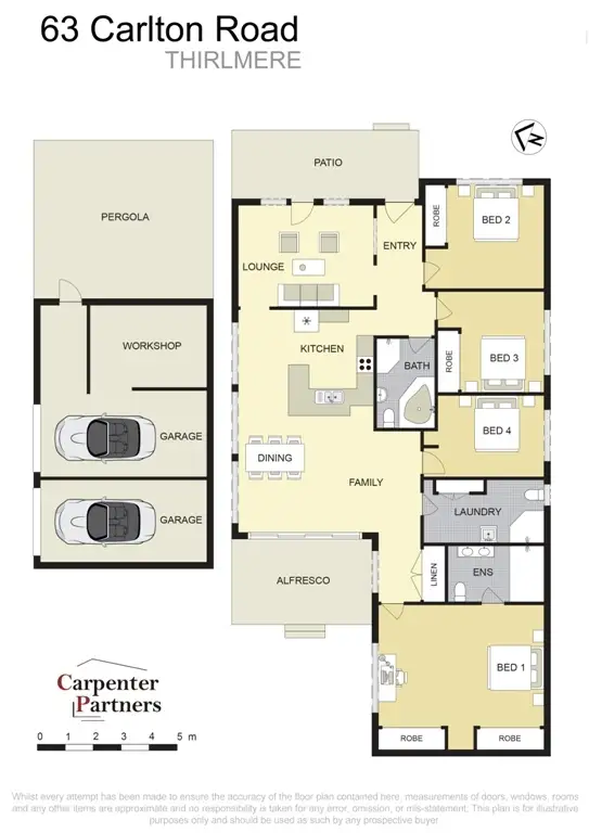 Floorplan of Homely house listing, 63 Carlton Road, Thirlmere NSW 2572