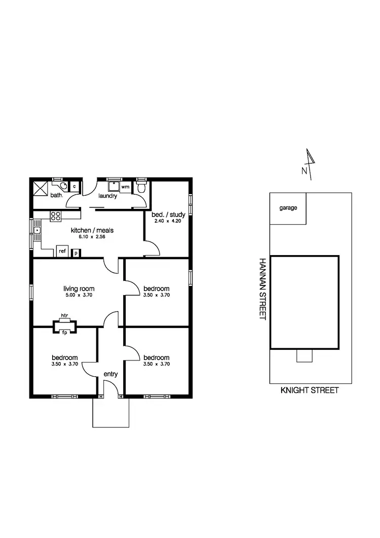 Floorplan of Homely house listing, 10 Knight Street, Williamstown VIC 3016