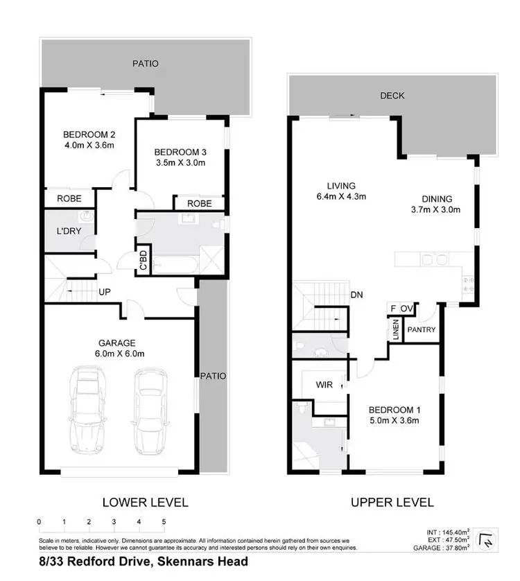 Floorplan of Homely townhouse listing, 8/33 Redford Drive, Skennars Head NSW 2478