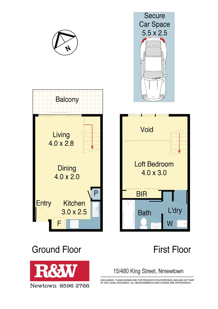 Floorplan of Homely unit listing, 15/480 King Street, Newtown NSW 2042