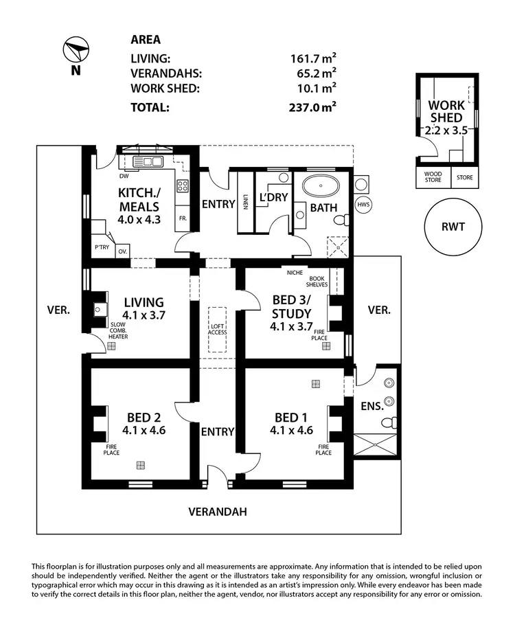 Floorplan of Homely house listing, 36 Murray Street, Strathalbyn SA 5255