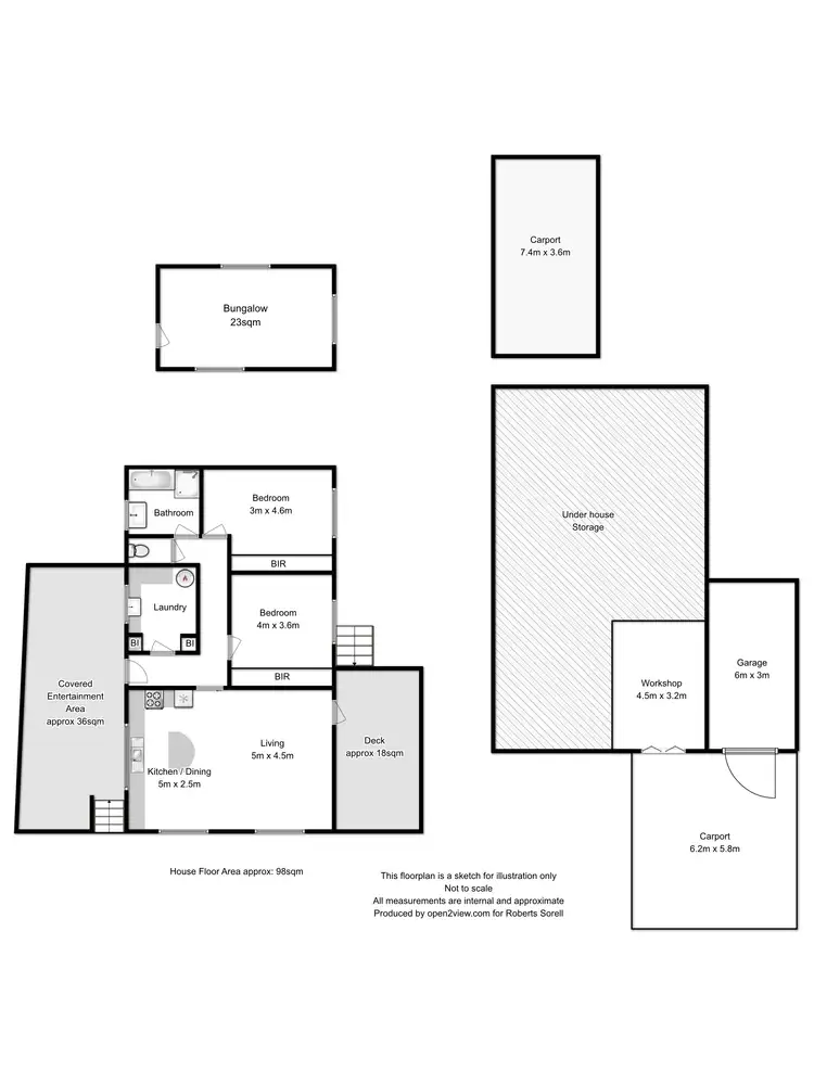 Floorplan of Homely house listing, 6 Longs Road, Dunalley TAS 7177