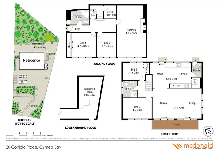Floorplan of Homely house listing, 20 Conjola Place, Gymea Bay NSW 2227