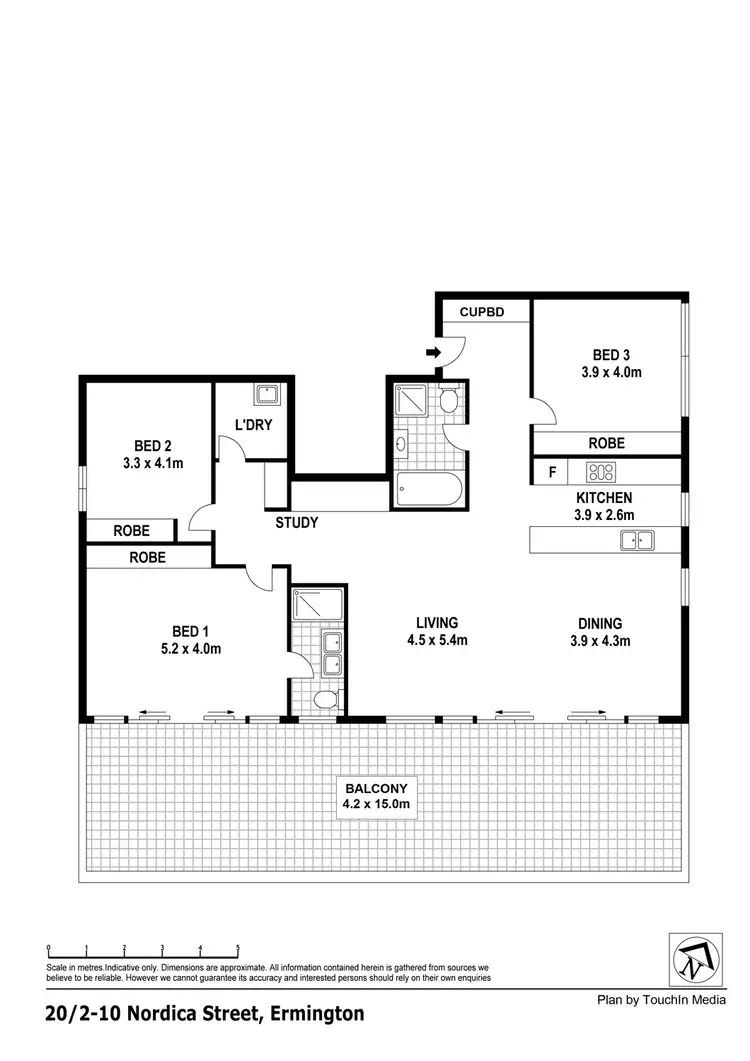 Floorplan of Homely apartment listing, 20/2-10 Nordica Street, Ermington NSW 2115