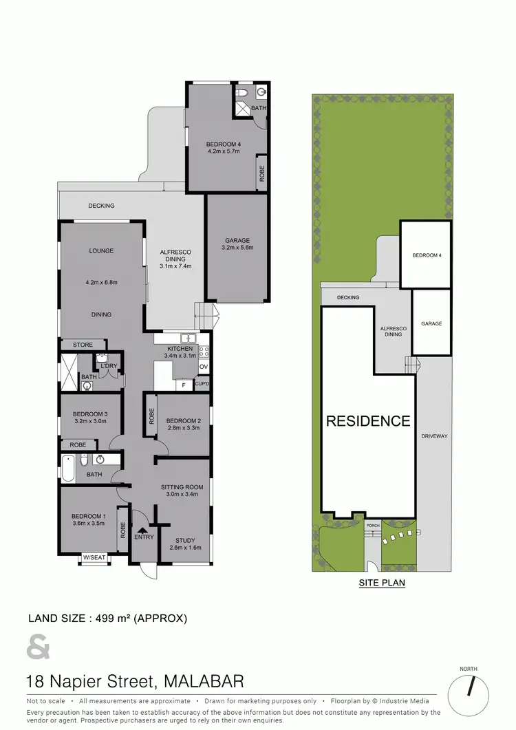 Floorplan of Homely house listing, 18 Napier Street, Malabar NSW 2036
