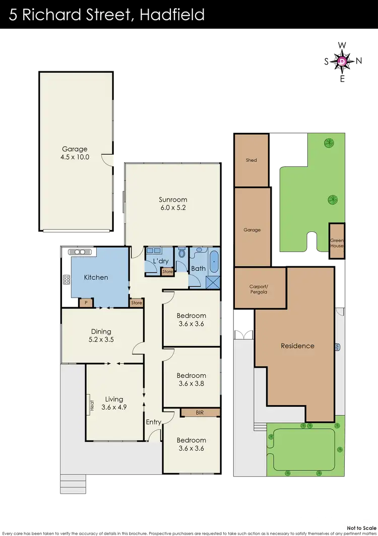 Floorplan of Homely house listing, 5 Richard Street, Hadfield VIC 3046