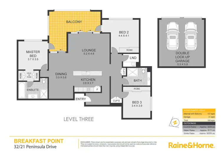 Floorplan of Homely apartment listing, 32/21 Peninsula Drive, Breakfast Point NSW 2137