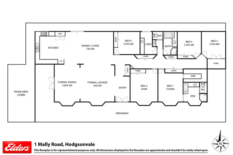 Floorplan of Homely house listing, 1-7 Mally Road, Hodgson Vale QLD 4352