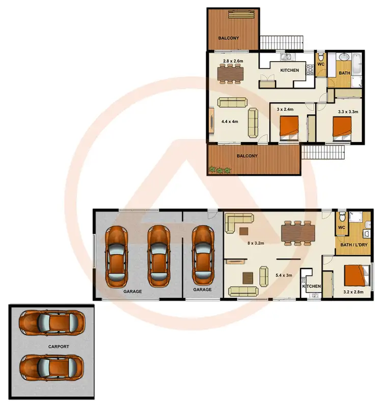 Floorplan of Homely house listing, 10 Leslie Parade, Slacks Creek QLD 4127
