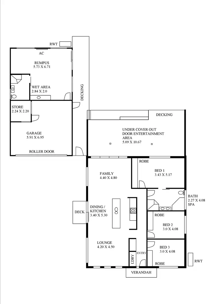 Floorplan of Homely house listing, 12 Springfield Drive, Port Lincoln SA 5606