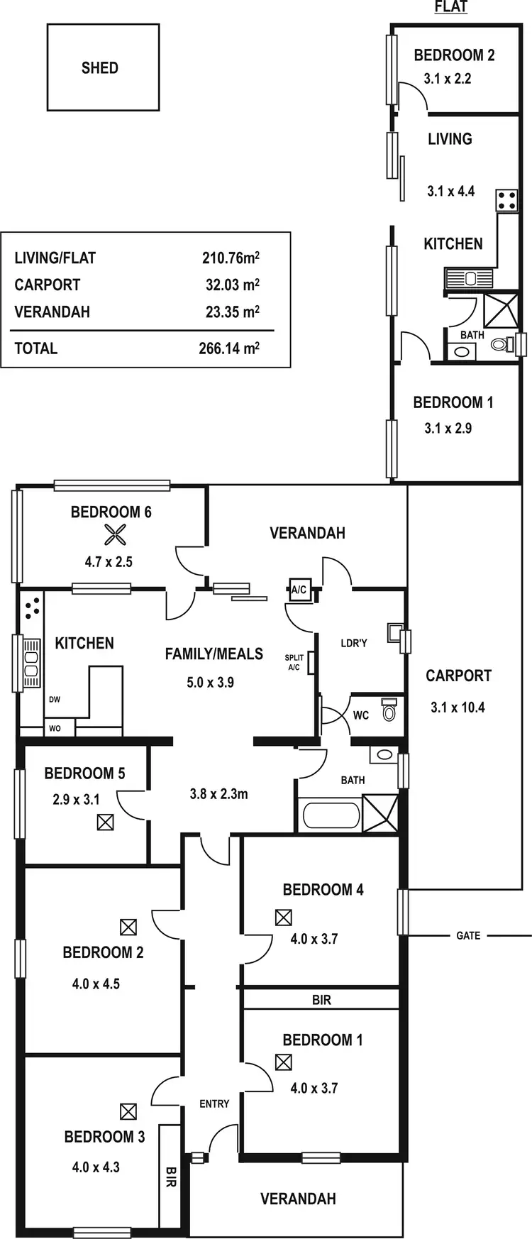 Floorplan of Homely house listing, 14 Parker Street, Mile End SA 5031