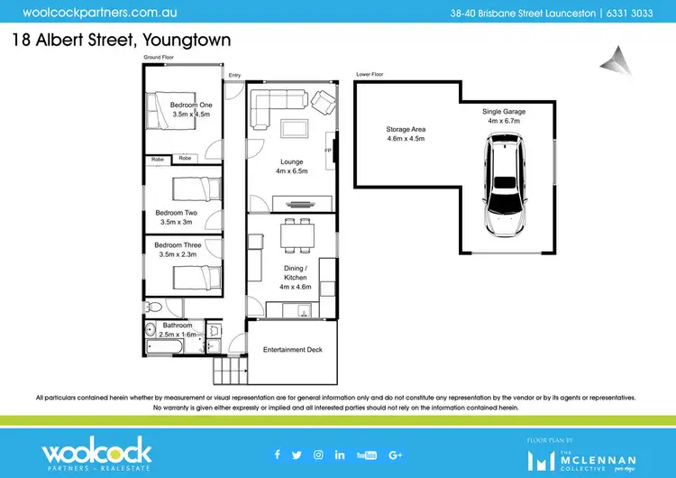 Floorplan of Homely house listing, 18 Albert Street, Youngtown TAS 7249