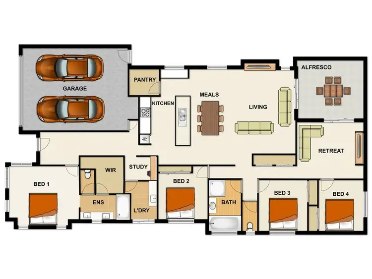 Floorplan of Homely house listing, 28 Jacaranda Cres, Drewvale QLD 4116