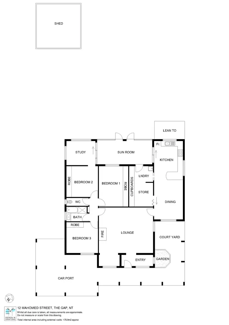Floorplan of Homely house listing, 12 Mahomed Street, Alice Springs NT 870