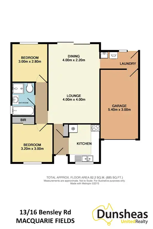 Floorplan of Homely villa listing, 13/16 Bensley Road, Macquarie Fields NSW 2564