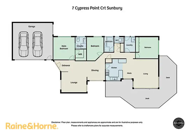 Floorplan of Homely house listing, 7 Cypress Point Court, Sunbury VIC 3429