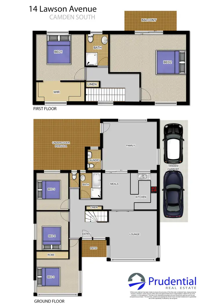 Floorplan of Homely house listing, 14 Lawson Avenue, Camden South NSW 2570