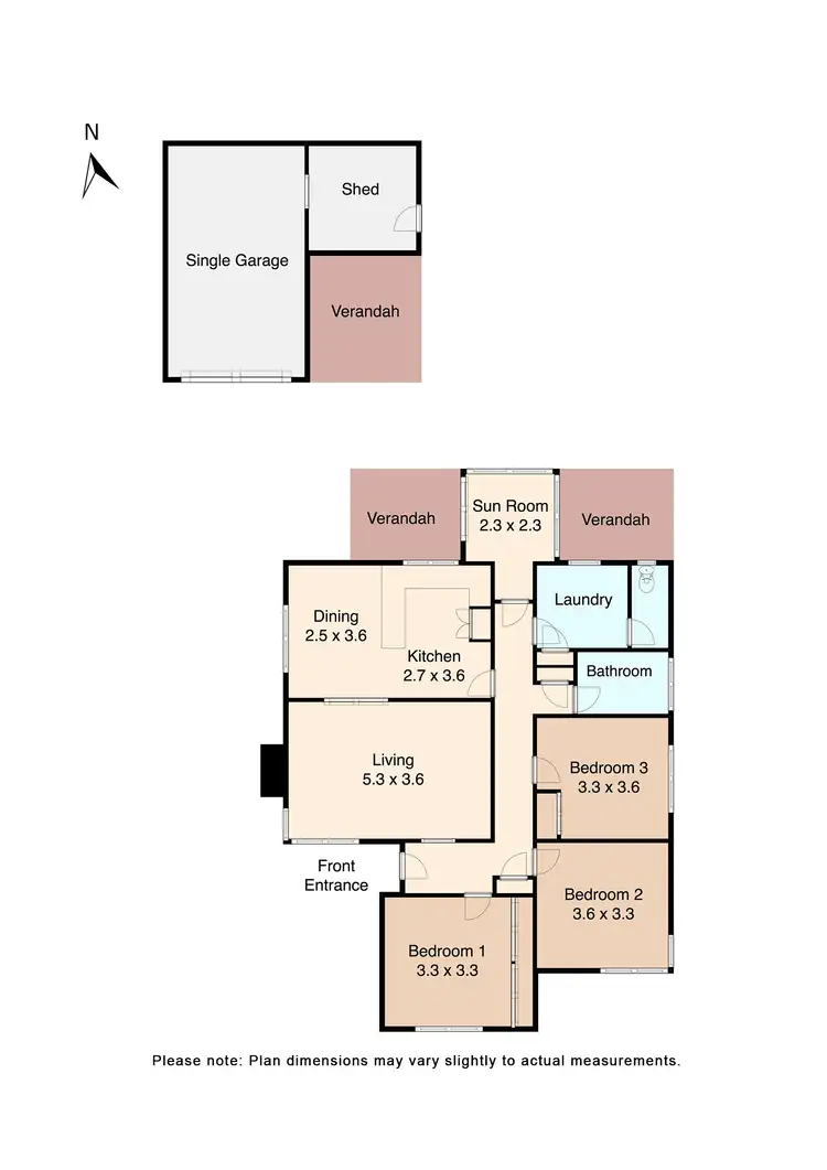 Floorplan of Homely house listing, 6 Romney Street, Wendouree VIC 3355