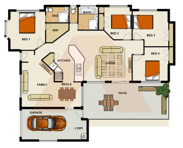 Floorplan of Homely house listing, 109 LAMBERTH ROAD, Regents Park QLD 4118