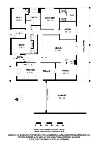 Floorplan of Homely house listing, 17 Menzies Drive, Sunbury VIC 3429