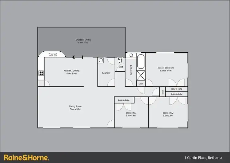 Floorplan of Homely house listing, 1 Curtin Street, Bethania QLD 4205