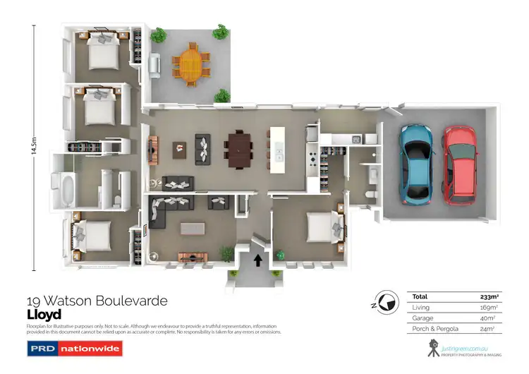 Floorplan of Homely house listing, 19 Watson Boulevard, Lloyd NSW 2650