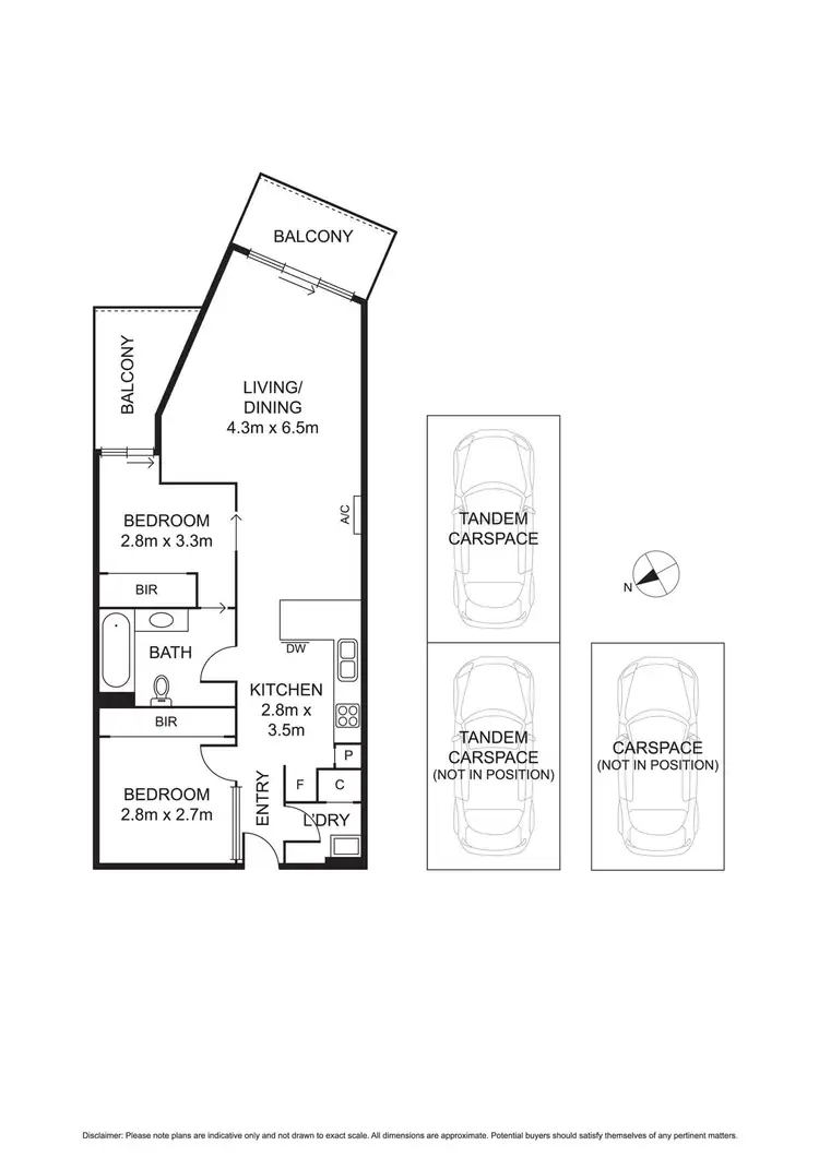 Floorplan of Homely apartment listing, 405/99 Nott Street, Port Melbourne VIC 3207