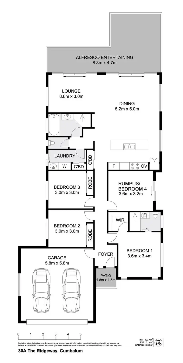Floorplan of Homely house listing, 30A The Ridgeway, Cumbalum NSW 2478