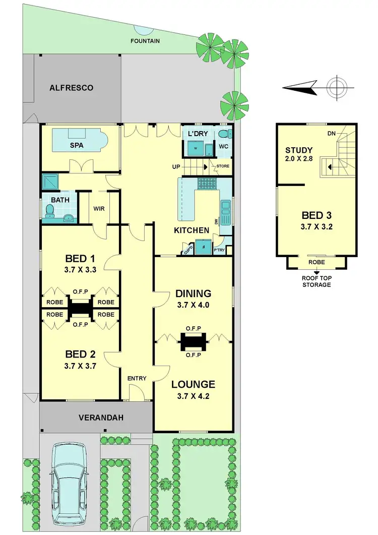 Floorplan of Homely house listing, 20 Grice Crescent, Essendon VIC 3040