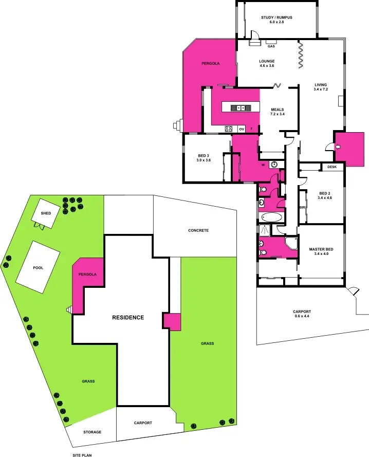 Floorplan of Homely house listing, 3 Lae Court, Herne Hill VIC 3218