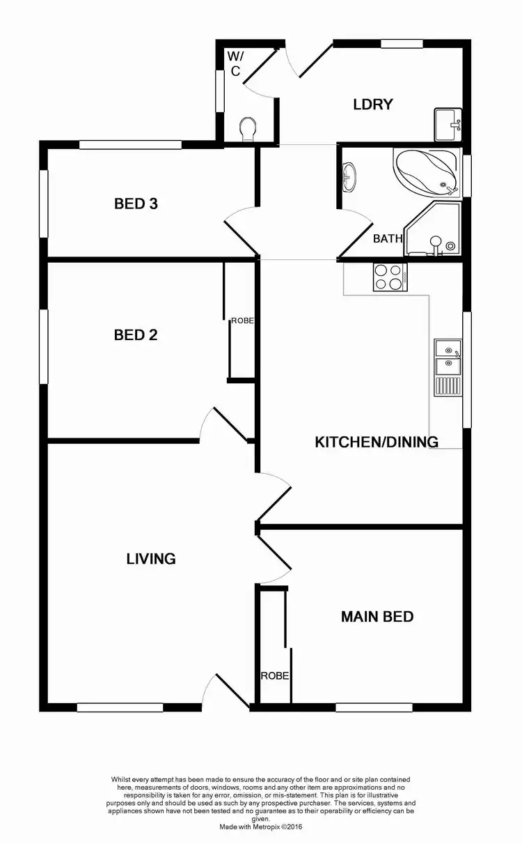 Floorplan of Homely house listing, 2 Landor Street, Beresfield NSW 2322