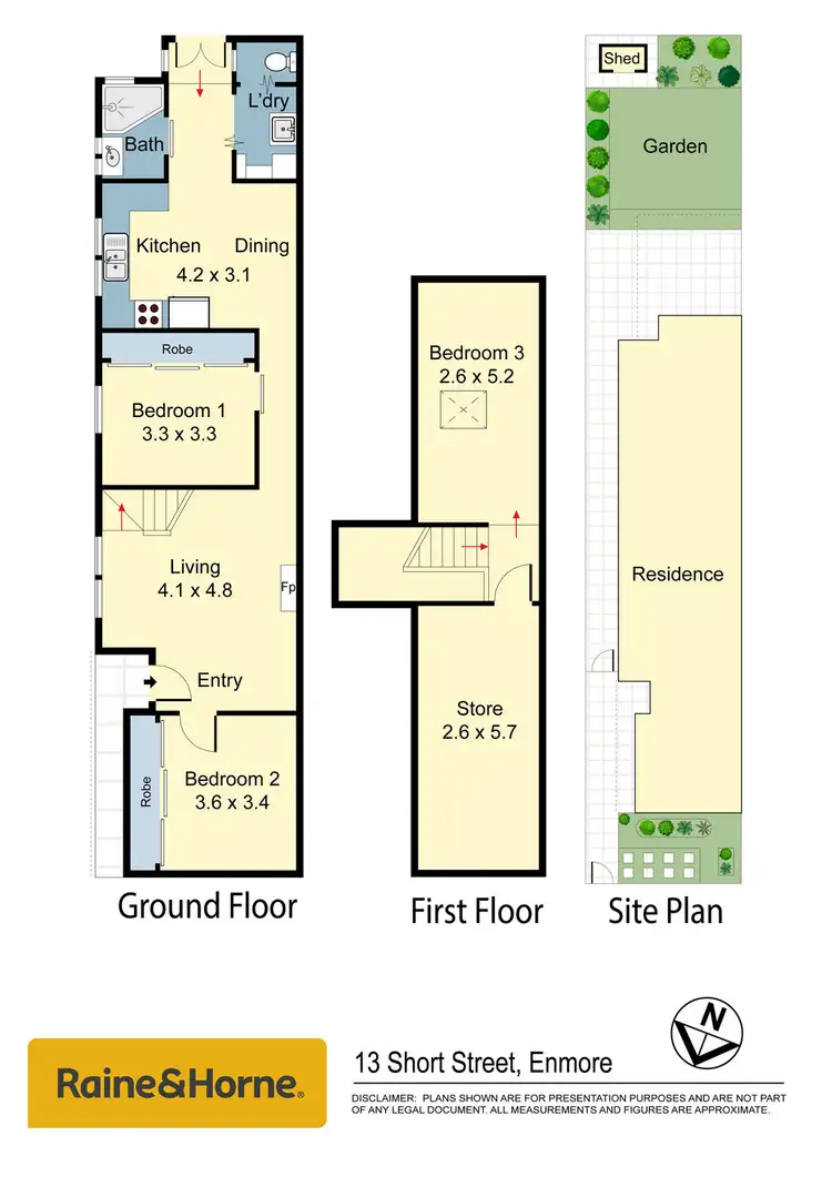 Floorplan of Homely house listing, 13 Short Street, Enmore NSW 2042