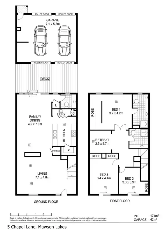 Floorplan of Homely house listing, 5 Chapel Lane, Mawson Lakes SA 5095