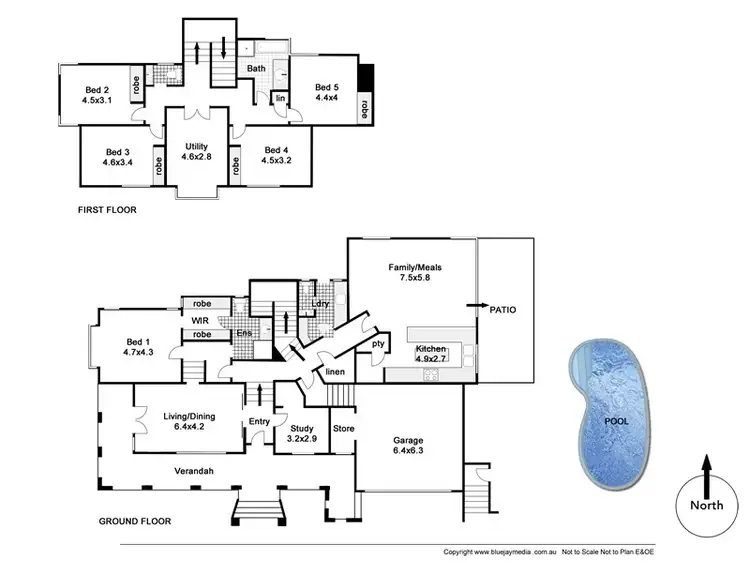 Floorplan of Homely house listing, 8 Hesperia Avenue, City Beach WA 6015