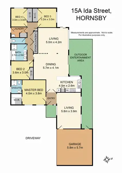 Floorplan of Homely house listing, 15a Ida Street, Hornsby NSW 2077