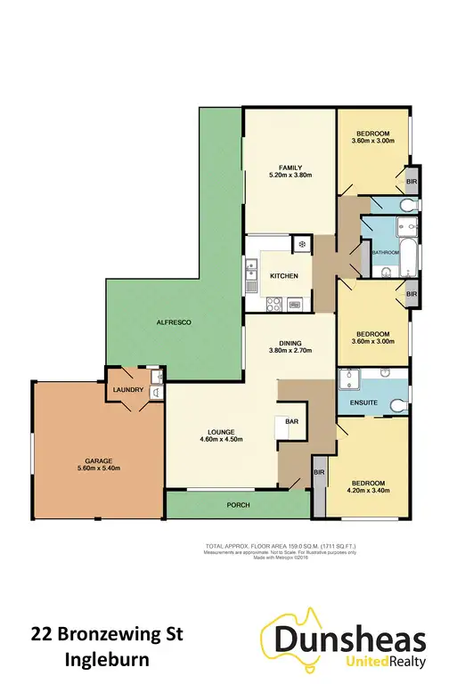 Floorplan of Homely house listing, 22 Bronzewing Street, Ingleburn NSW 2565