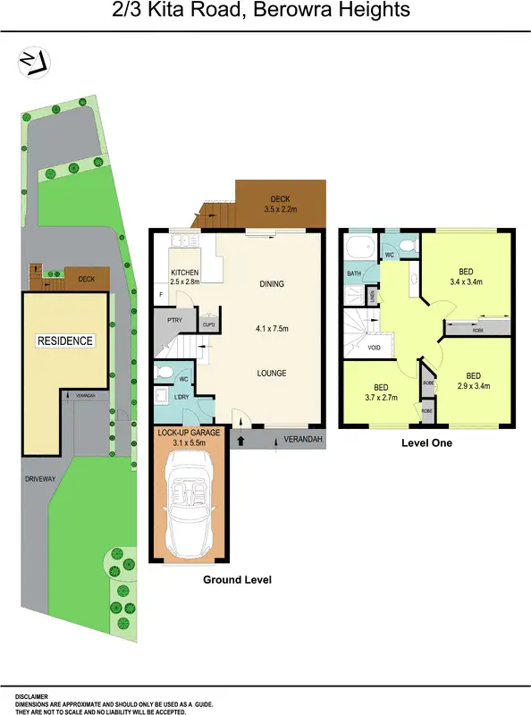 Floorplan of Homely house listing, 2/3 Kita Road, Berowra Heights NSW 2082