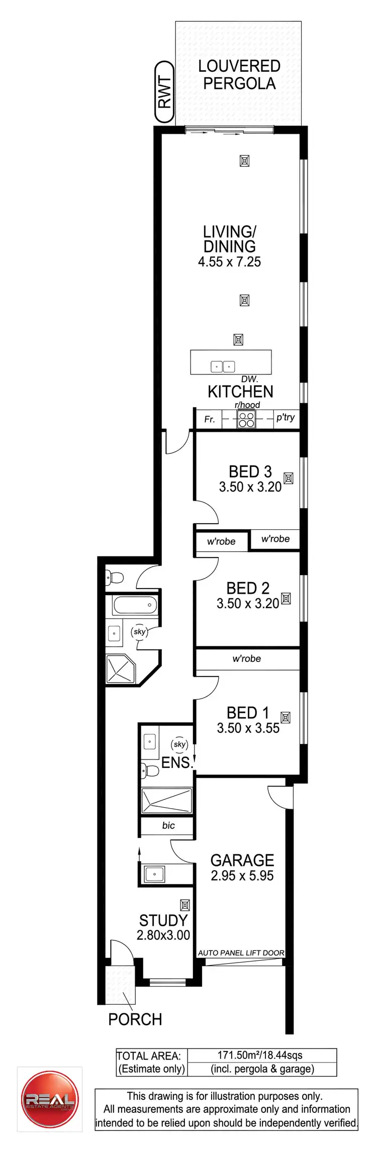 Floorplan of Homely house listing, 5a Gilmore Crescent, Morphettville SA 5043