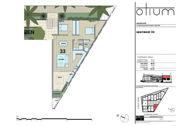 Floorplan of Homely unit listing, 33/3 Corrie Road, North Manly NSW 2100