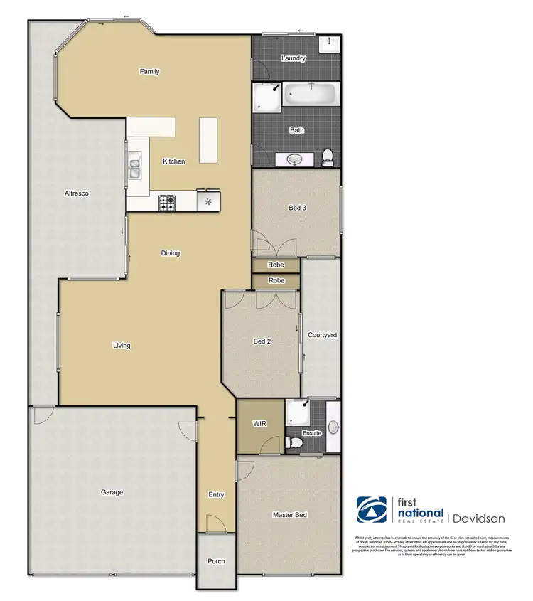 Floorplan of Homely house listing, 10 Larra Court, Wattle Grove NSW 2173