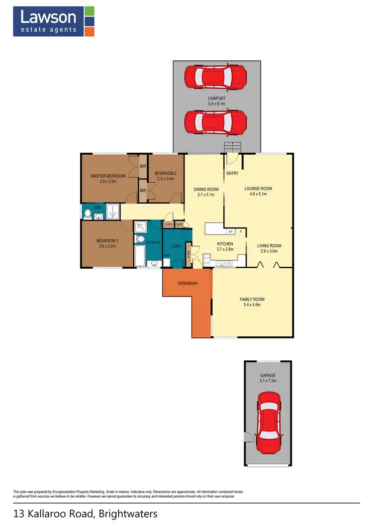Floorplan of Homely house listing, 13 Kallaroo Road, Brightwaters NSW 2264