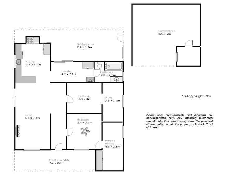 Floorplan of Homely house listing, 68 River Avenue, Birdwoodton VIC 3505