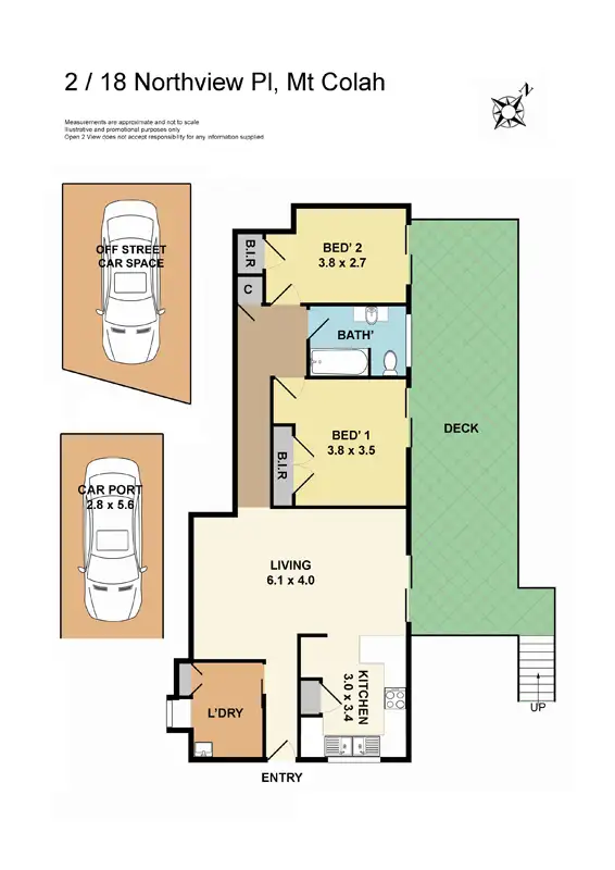 Floorplan of Homely house listing, 2/18 Northview Place, Mount Colah NSW 2079